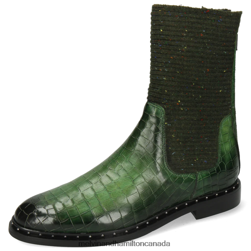 Women Melvin & Hamilton Green Susan 69 Boots P4V68P1233 Women Melvin & Hamilton Green Susan 69 Boots P4V68P1233