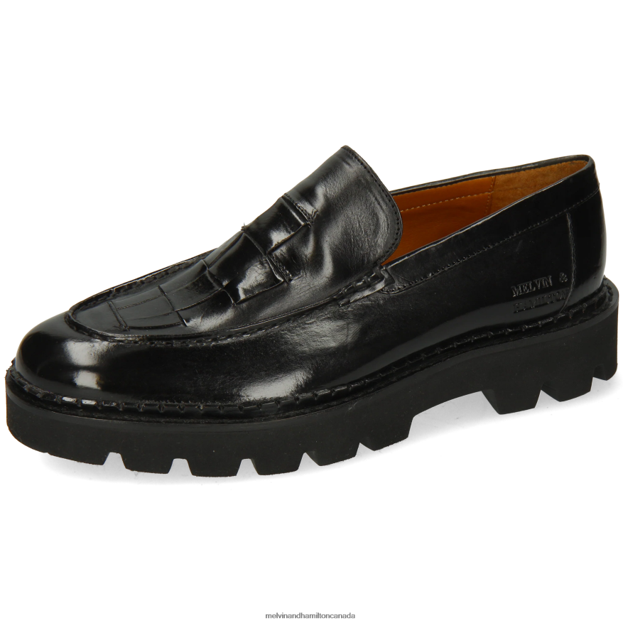 Women Melvin & Hamilton Black Jade 39 Loafers P4V68P1406 Women Melvin & Hamilton Black Jade 39 Loafers P4V68P1406