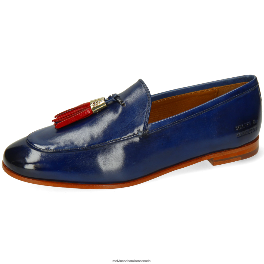 Women Melvin & Hamilton Blue Scarlett 48 Loafers P4V68P1404 Women Melvin & Hamilton Blue Scarlett 48 Loafers P4V68P1404