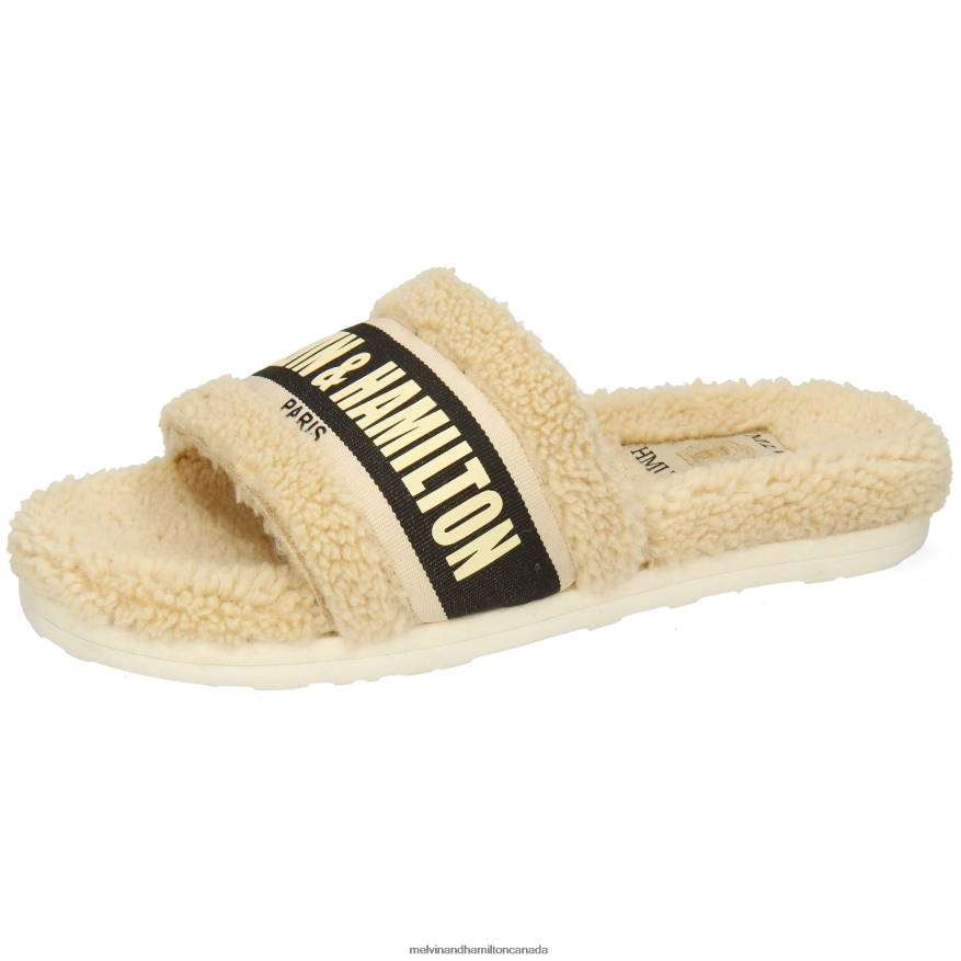 Women Melvin & Hamilton Beige Wilma 34 Mules P4V68P1653 Women Melvin & Hamilton Beige Wilma 34 Mules P4V68P1653