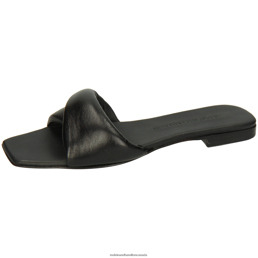 Women Melvin & Hamilton Black Brooke 13 Mules P4V68P1560 Women Melvin & Hamilton Black Brooke 13 Mules P4V68P1560