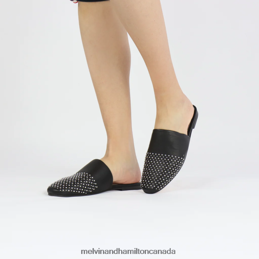 Women Melvin & Hamilton Black Mandy 3 Mules P4V68P1668 Women Melvin & Hamilton Black Mandy 3 Mules P4V68P1668