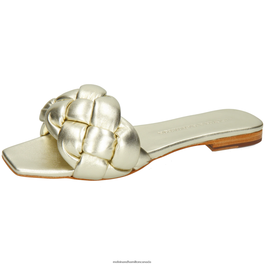 Women Melvin & Hamilton Silver Brooke 10 Mules P4V68P1609 Women Melvin & Hamilton Silver Brooke 10 Mules P4V68P1609