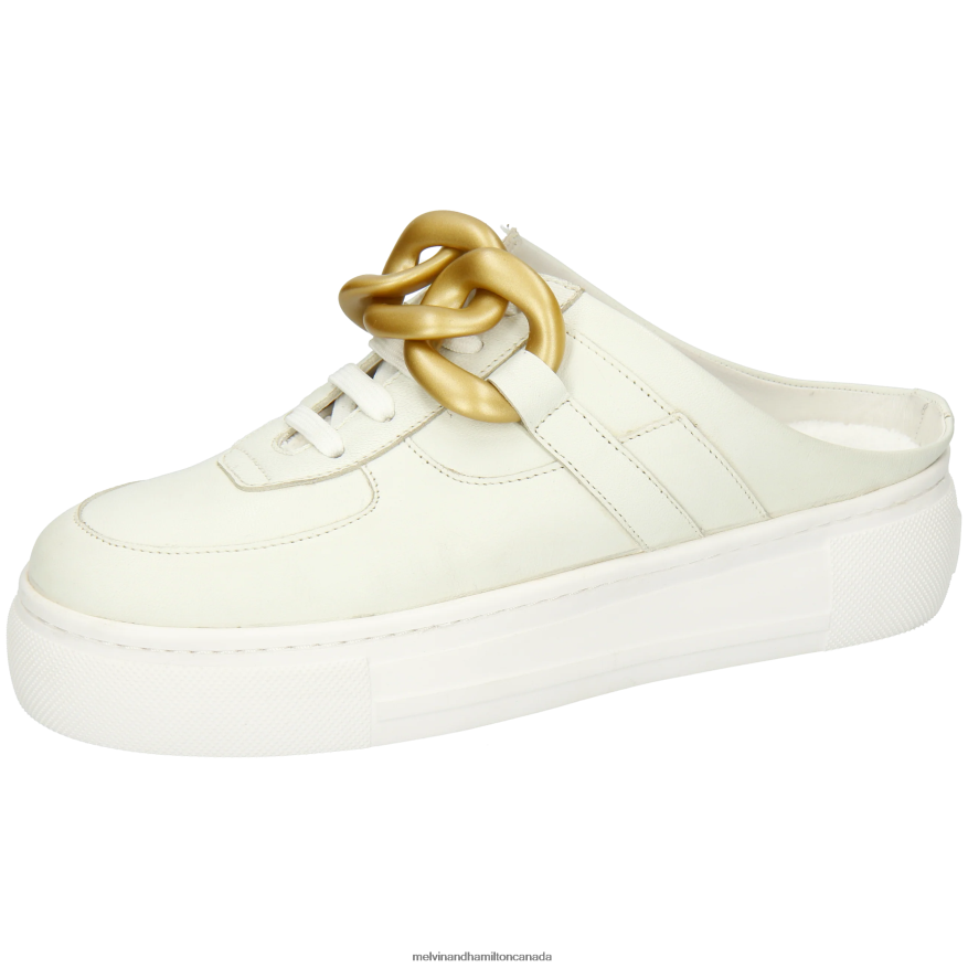 Women Melvin & Hamilton White Amber 24 Mules P4V68P1591 Women Melvin & Hamilton White Amber 24 Mules P4V68P1591