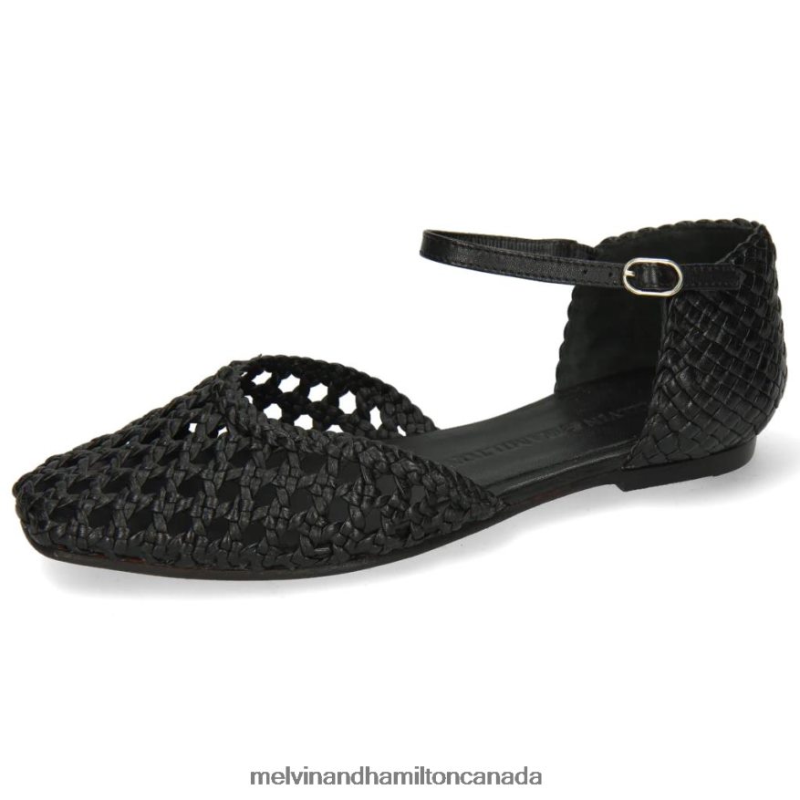 Women Melvin & Hamilton Black Melly 9 Sandals P4V68P1926 Women Melvin & Hamilton Black Melly 9 Sandals P4V68P1926